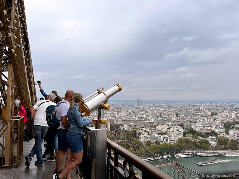 Second level of the Eiffel Tower.